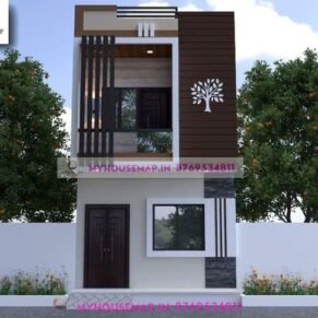 simple front elevation designs for small houses 13×56 ft